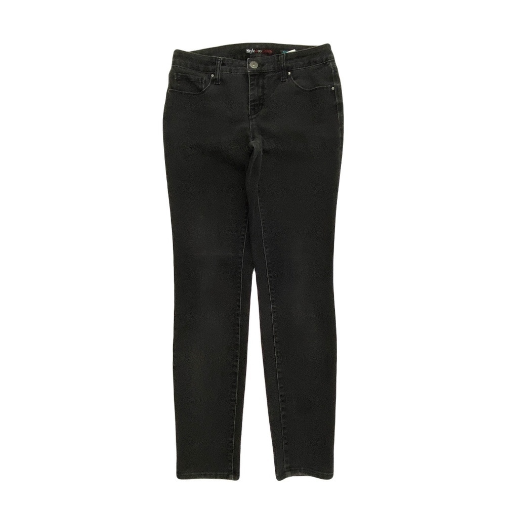 Style & Co Skinny Women's size 4 Faded Black Denim‎ Jeans